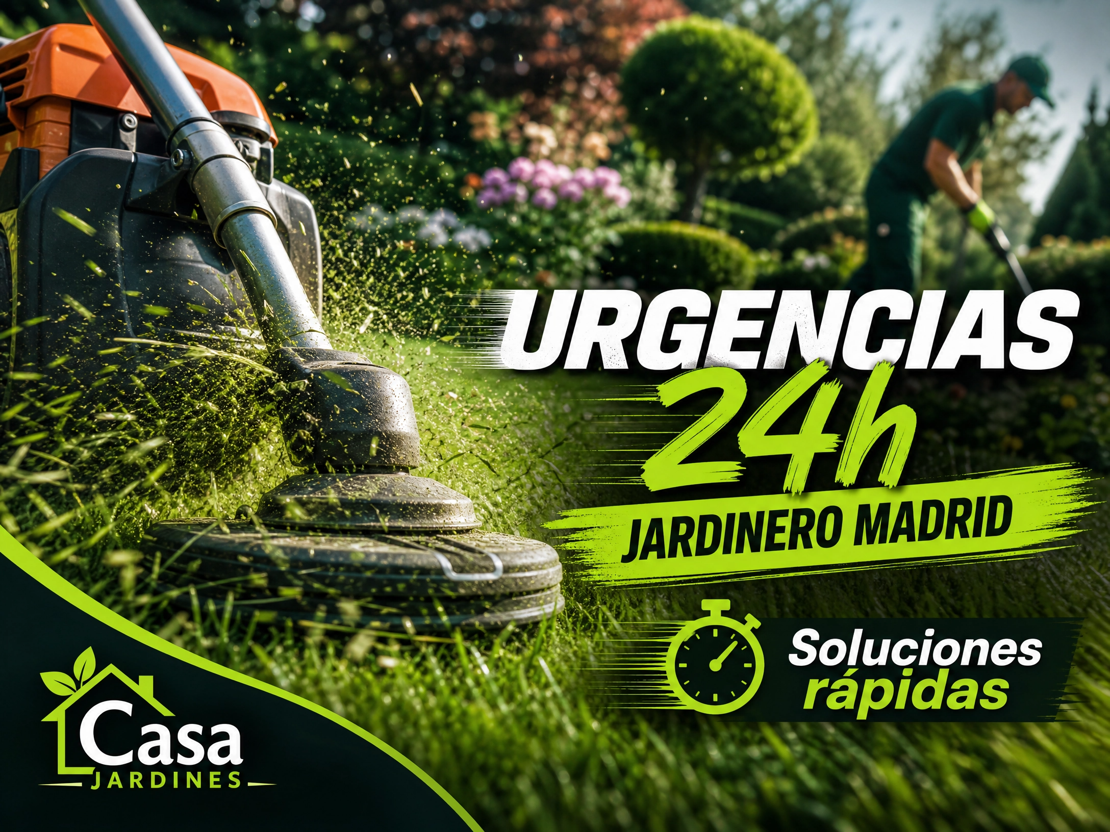 Jardinero Urgente Madrid Jardinero Urgente en Madrid